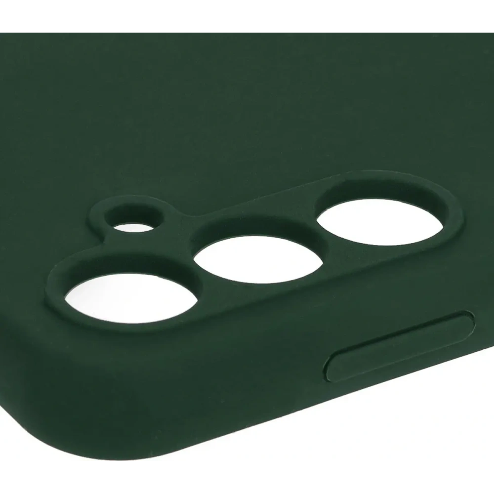 Silikonowe etui Bizon Soft Case do Samsung Galaxy A35 5G ciemnozielone