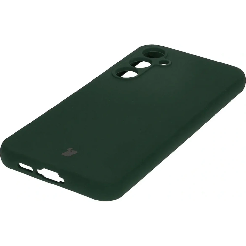 Silikonowe etui Bizon Soft Case do Samsung Galaxy A35 5G ciemnozielone