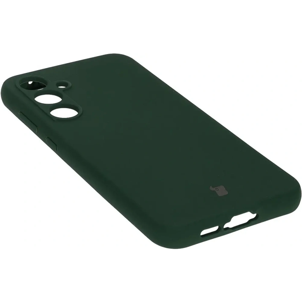 Silikonowe etui Bizon Soft Case do Samsung Galaxy A35 5G ciemnozielone