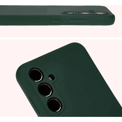 Kup Silikonové pouzdro Bizon Soft Case na Samsung Galaxy A35 5G tmavě zelené - BIZ6095 - {ean13} - Sklep Home Screen