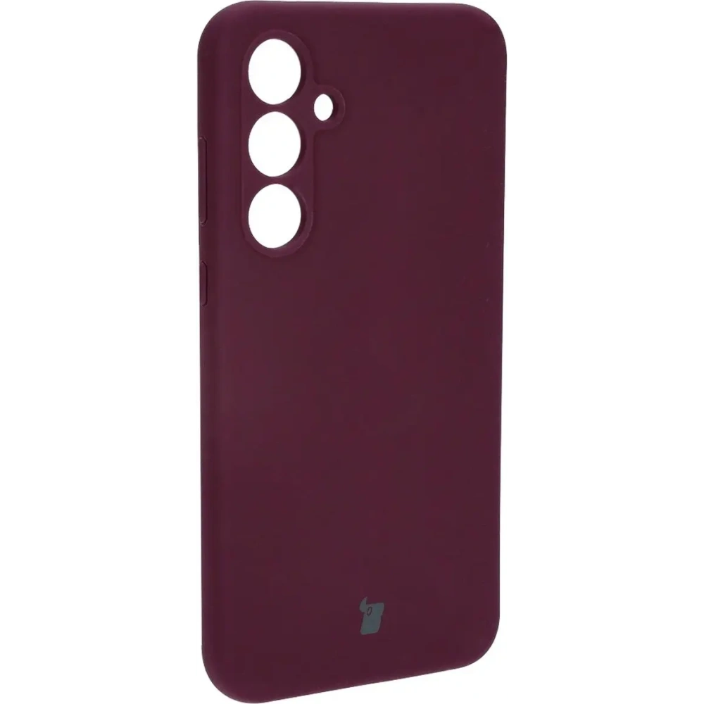 Silikonowe etui Bizon Soft Case do Samsung Galaxy A35 5G ciemnofioletowe