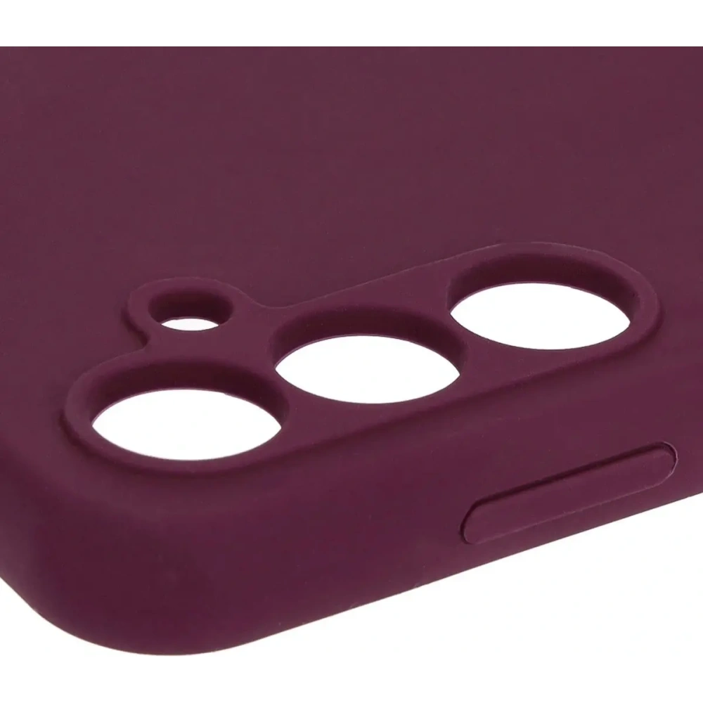 Silikonowe etui Bizon Soft Case do Samsung Galaxy A35 5G ciemnofioletowe