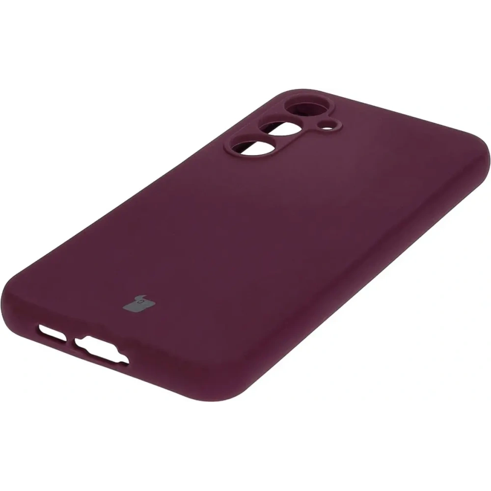 Silikonowe etui Bizon Soft Case do Samsung Galaxy A35 5G ciemnofioletowe