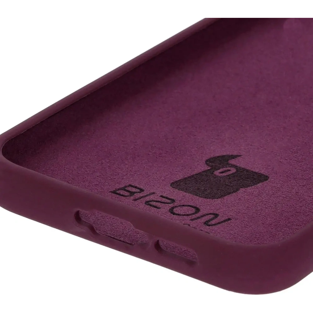 Silikonowe etui Bizon Soft Case do Samsung Galaxy A35 5G ciemnofioletowe