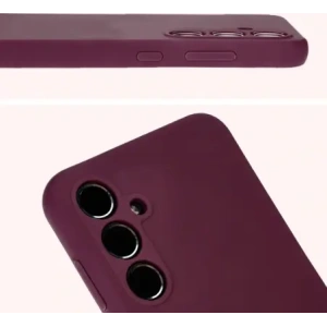 Kup Silikonowe etui Bizon Soft Case do Samsung Galaxy A35 5G ciemnofioletowe - BIZ6096 - {ean13} - Sklep Home Screen