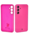 Silikonowe etui Bizon Soft Case do Samsung Galaxy A35 5G neonowo-różowe