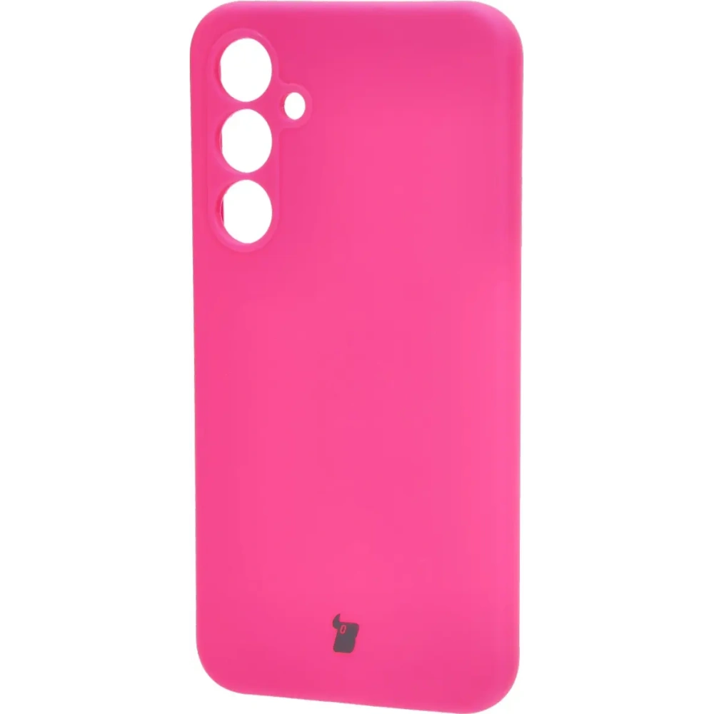 Silikonowe etui Bizon Soft Case do Samsung Galaxy A35 5G neonowo-różowe