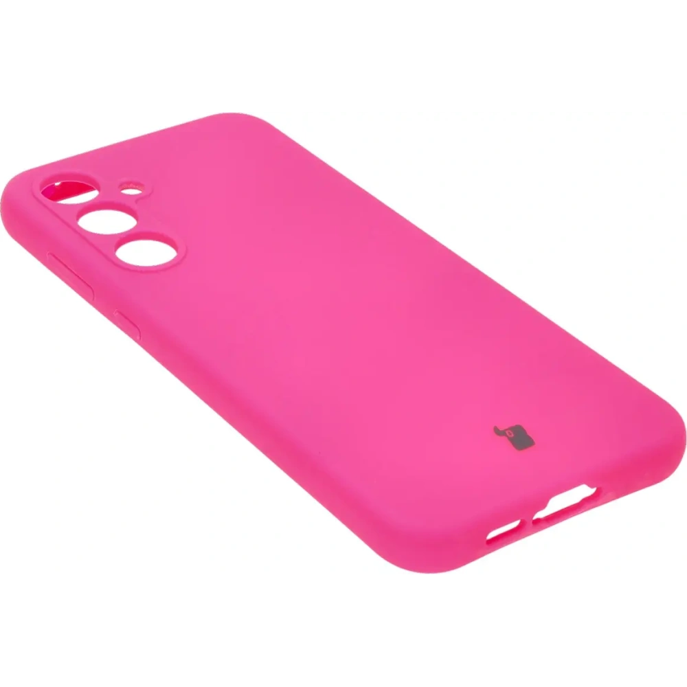 Silikonowe etui Bizon Soft Case do Samsung Galaxy A35 5G neonowo-różowe