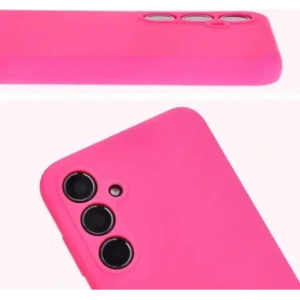 Kup Silikonowe etui Bizon Soft Case do Samsung Galaxy A35 5G neonowo-różowe - BIZ6097 - {ean13} - Sklep Home Screen