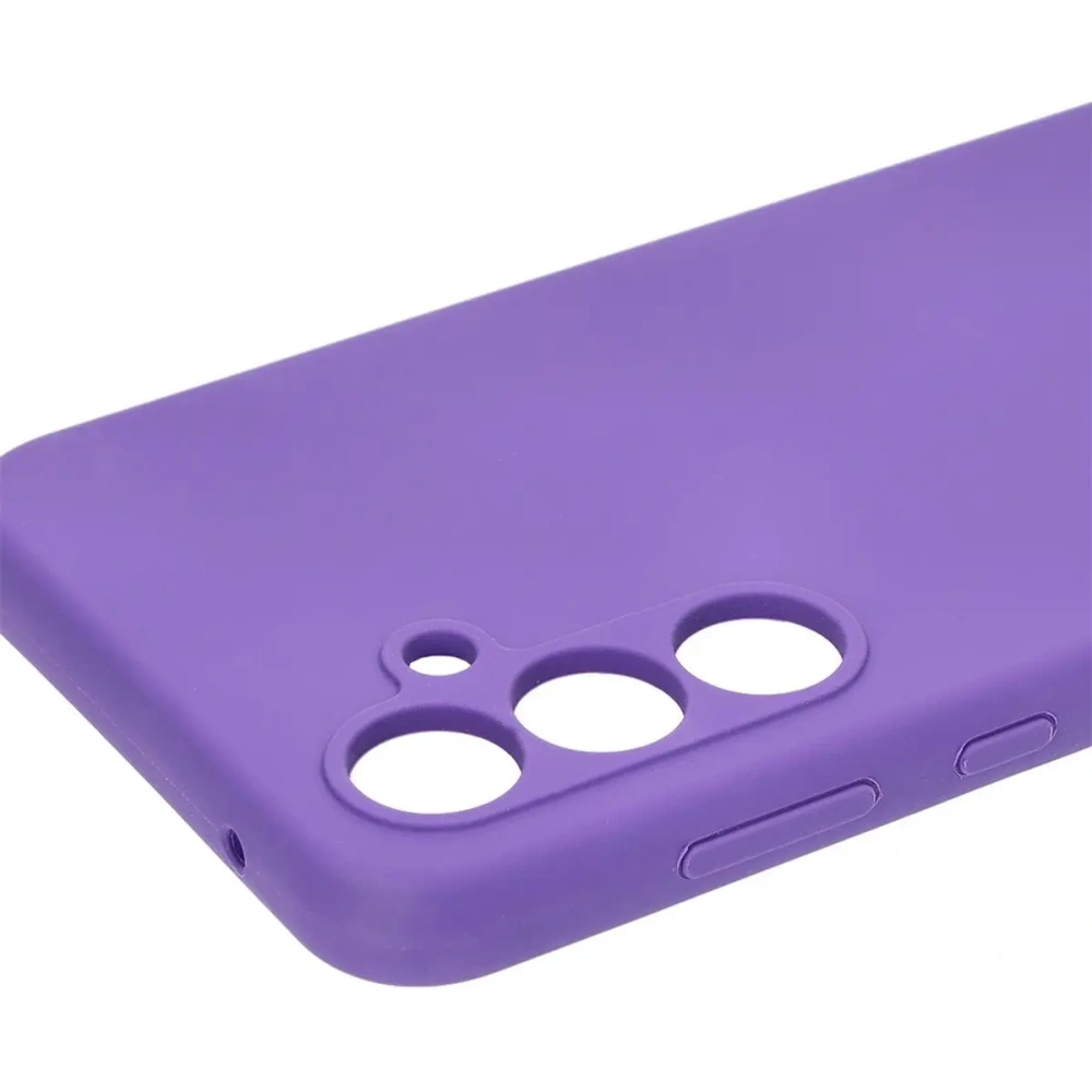 Silikonowe etui Bizon Soft Case do Samsung Galaxy A35 5G fioletowe