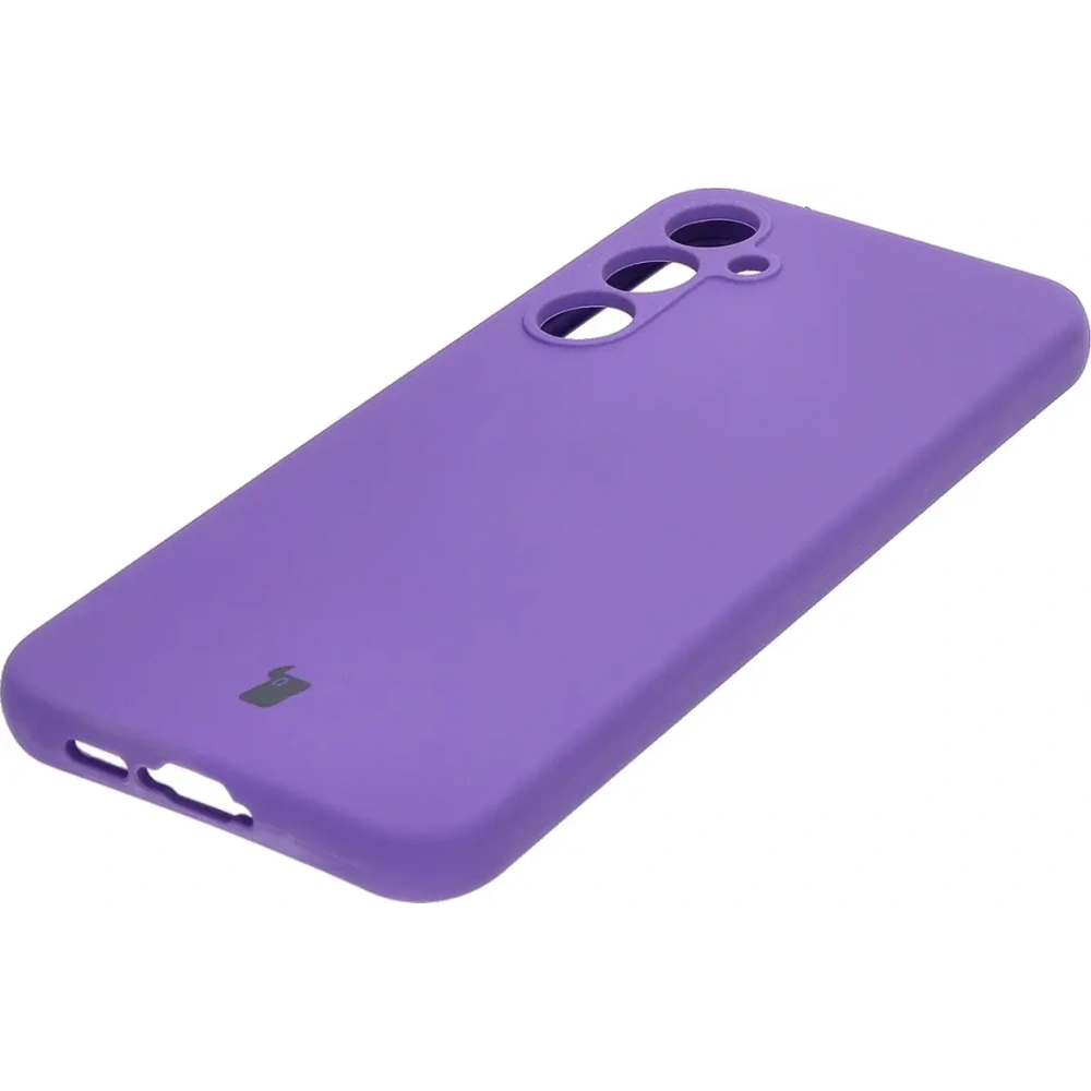Silikonowe etui Bizon Soft Case do Samsung Galaxy A35 5G fioletowe