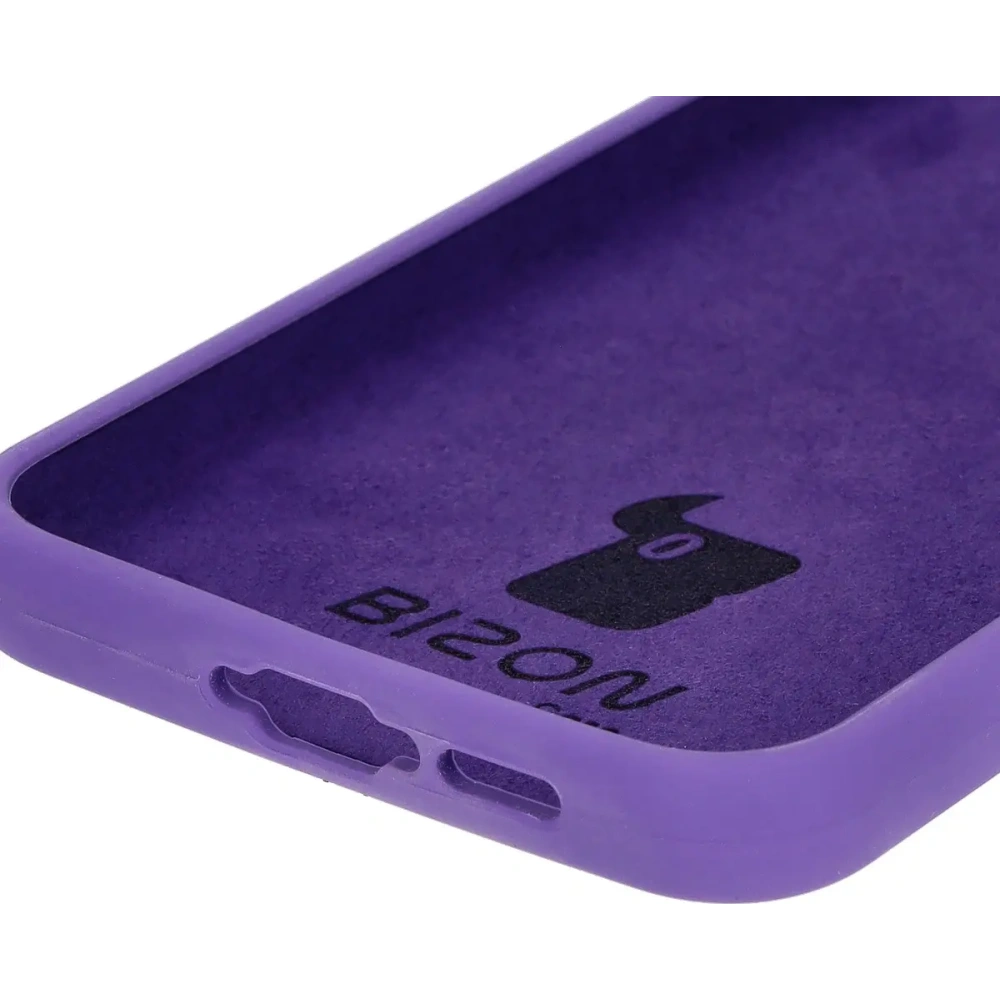 Silikonowe etui Bizon Soft Case do Samsung Galaxy A35 5G fioletowe