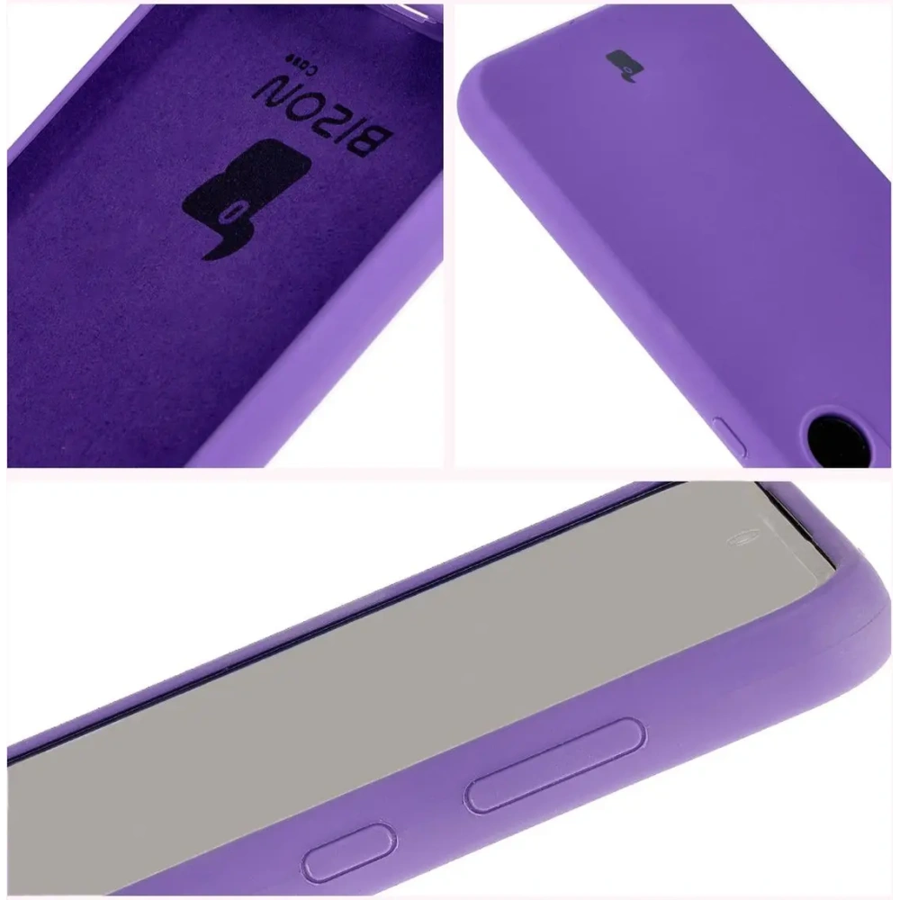 Silikonowe etui Bizon Soft Case do Samsung Galaxy A35 5G fioletowe