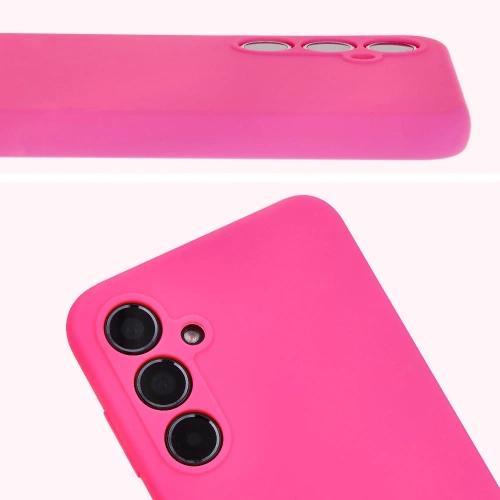 Kup Silikonowe etui Bizon Soft Case do Samsung Galaxy A55 5G neonowo-różowe - BIZ6099 - {ean13} - Sklep Home Screen