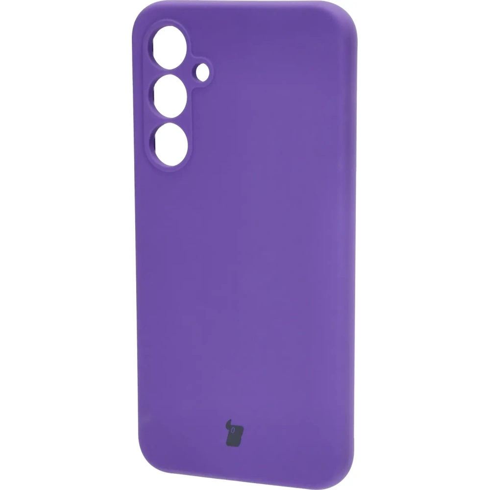Silikonowe etui Bizon Soft Case do Samsung Galaxy A55 5G fioletowe
