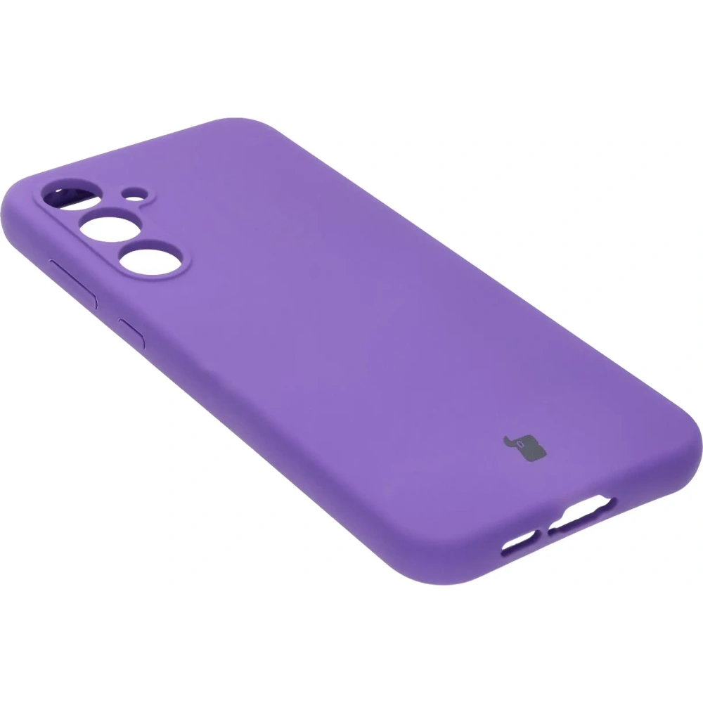 Silikonowe etui Bizon Soft Case do Samsung Galaxy A55 5G fioletowe