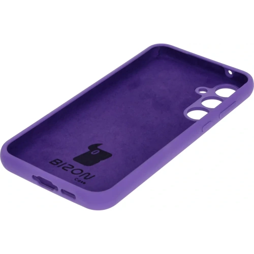 Kup Silikonowe etui Bizon Soft Case do Samsung Galaxy A55 5G fioletowe - BIZ6100 - {ean13} - Sklep Home Screen