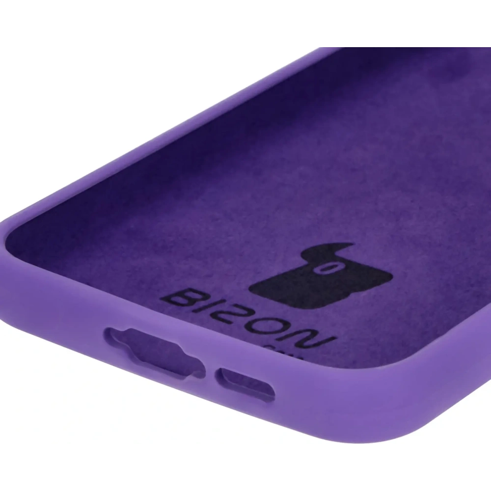 Silikonowe etui Bizon Soft Case do Samsung Galaxy A55 5G fioletowe