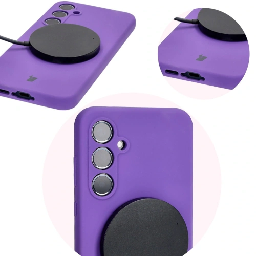 Kup Bizon Soft Case Samsung Galaxy A55 5G violet - BIZ6100 - {ean13} - Sklep Home Screen