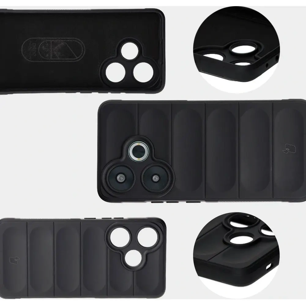 Pancerne etui Bizon Case Tur do Xiaomi Poco F6 czarne