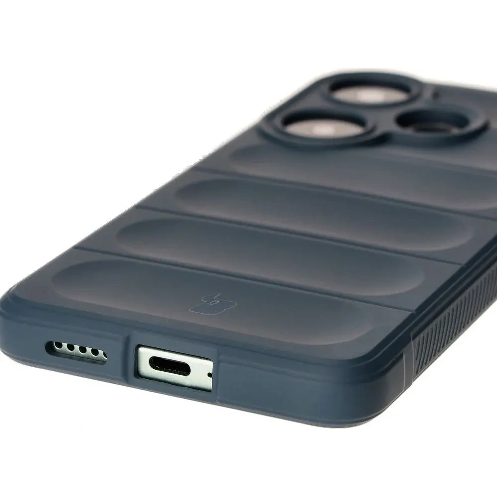 Pancerne etui Bizon Case Tur do Xiaomi Poco F6 granatowe