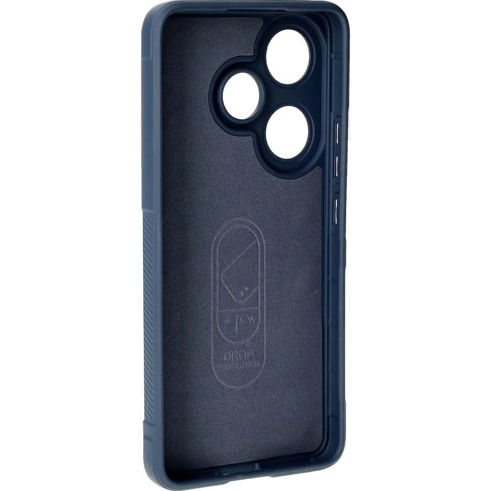 Pancerne etui Bizon Case Tur do Xiaomi Poco F6 granatowe