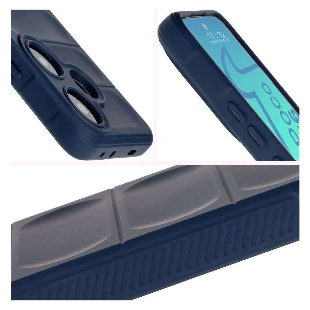 Pancerne etui Bizon Case Tur do Xiaomi Poco F6 granatowe