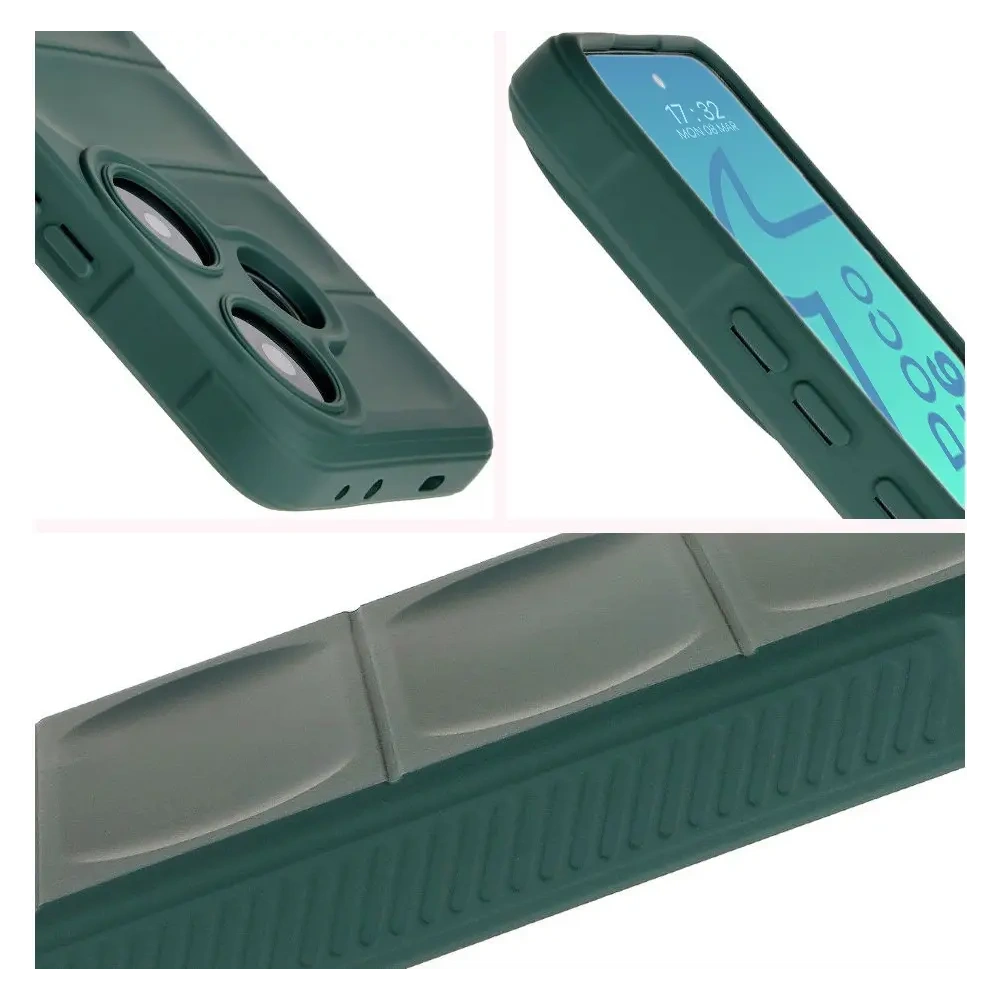 Pancerne etui Bizon Case Tur do Xiaomi Poco F6 ciemnozielone