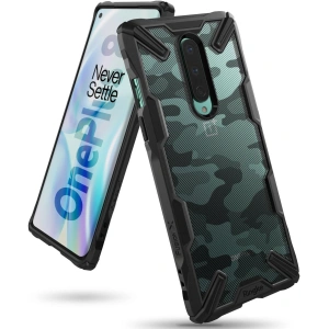 Kup Etui Ringke Fusion-X OnePlus 8 Camo (Moro) Black - RGK1174MOB - {ean13} - Sklep Home Screen