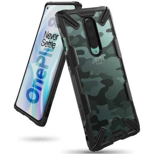 Buy Ringke Fusion-X OnePlus 8 Camo (Moro) Black - RGK1174MOB - {ean13} - Home Screen Store Europe