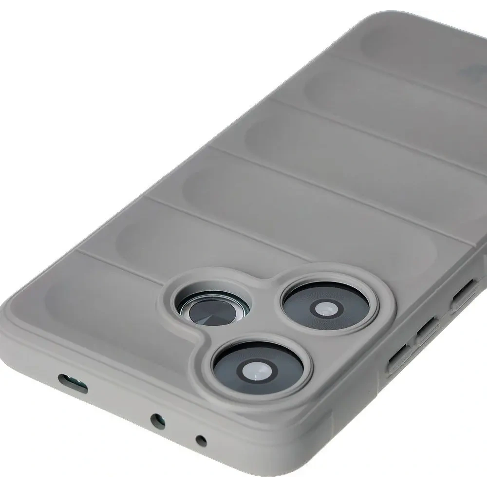 Pancerne etui Bizon Case Tur do Xiaomi Poco F6 jasnoszare