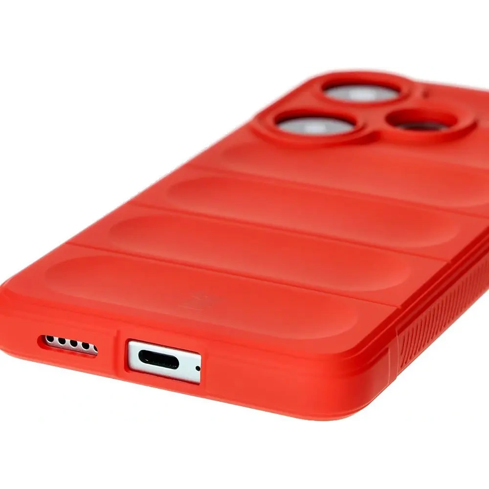 Pancerne etui Bizon Case Tur do Xiaomi Poco F6 czerwone