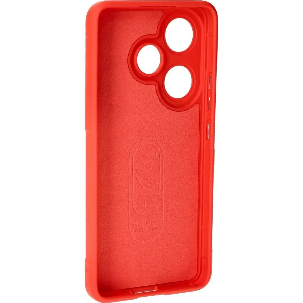 Pancerne etui Bizon Case Tur do Xiaomi Poco F6 czerwone