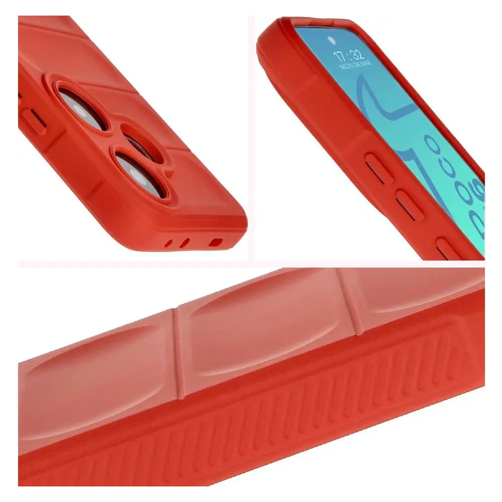 Pancerne etui Bizon Case Tur do Xiaomi Poco F6 czerwone