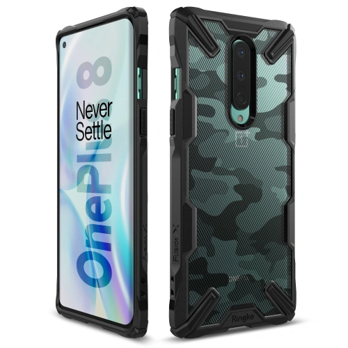 Buy Ringke Fusion-X OnePlus 8 Camo (Moro) Black - RGK1174MOB - {ean13} - Home Screen Store Europe