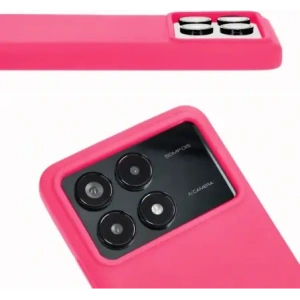 Kup Silikonowe etui Bizon Soft Case do Xiaomi Poco F6 Pro neonowo-różowe - BIZ6109 - {ean13} - Sklep Home Screen
