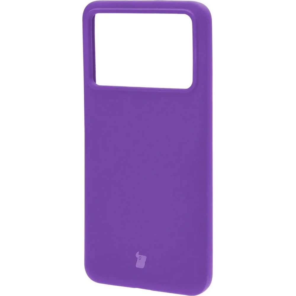 Silikonowe etui Bizon Soft Case do Xiaomi Poco F6 Pro fioletowe