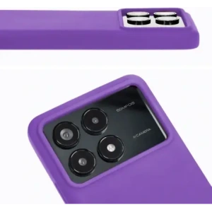 Kup Silikonowe etui Bizon Soft Case do Xiaomi Poco F6 Pro fioletowe - BIZ6110 - {ean13} - Sklep Home Screen