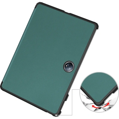 Kup Husa Bison Case Tab Croc flip pentru OnePlus Pad 2 / Pad Pro verde închis - BIZ6112 - {ean13} - Sklep Home Screen