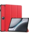 Pouzdro s klopou Bizon Case Tab Croc pro OnePlus Pad 2 / Pad Pro červené