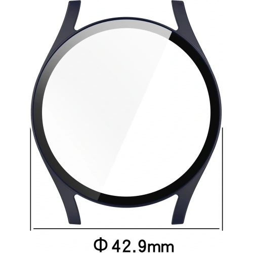 Kup Etui ze szkłem do zegarka Bizon Case+Glass Watch do Samsung Galaxy Watch 7 40 mm niebieskie - BIZ6118 - {ean13} - Sklep Home Screen