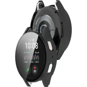 Kup Etui ze szkłem do zegarka Bizon Case+Glass Watch do Samsung Galaxy Watch 7 40 mm czarne matowe - BIZ6121 - {ean13} - Sklep Home Screen