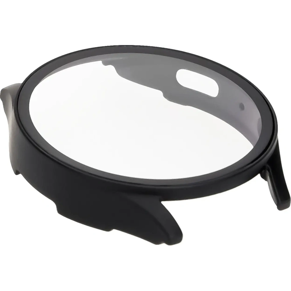 Etui ze szkłem do zegarka Bizon Case+Glass Watch do Samsung Galaxy Watch 7 40 mm czarne matowe