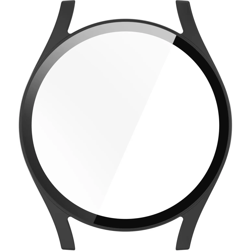 Etui ze szkłem do zegarka Bizon Case+Glass Watch do Samsung Galaxy Watch 7 40 mm czarne matowe