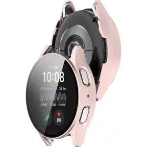 Kup Etui ze szkłem do zegarka Bizon Case+Glass Watch do Samsung Galaxy Watch 7 40 mm satynowo różowe - BIZ6122 - {ean13} - Sklep Home Screen