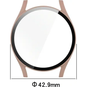 Kup Bizon Case+Glass Óra Samsung Galaxy Watch 7 40 mm rózsaszín - BIZ6125 - {ean13} - Sklep Home Screen