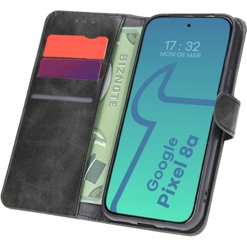 Kup Etui z klapką Bizon Case Pocket do Google Pixel 8a černé - BIZ6126 - {ean13} - Sklep Home Screen
