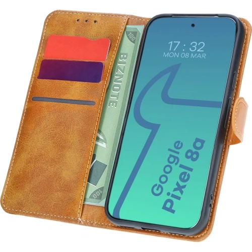 Kup Etui s klopou Bizon Case Pocket do Google Pixel 8a hnědé - BIZ6128 - {ean13} - Sklep Home Screen