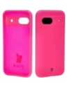 Silikonové pouzdro Bizon Soft Case pro Google Pixel 8a neonově růžové