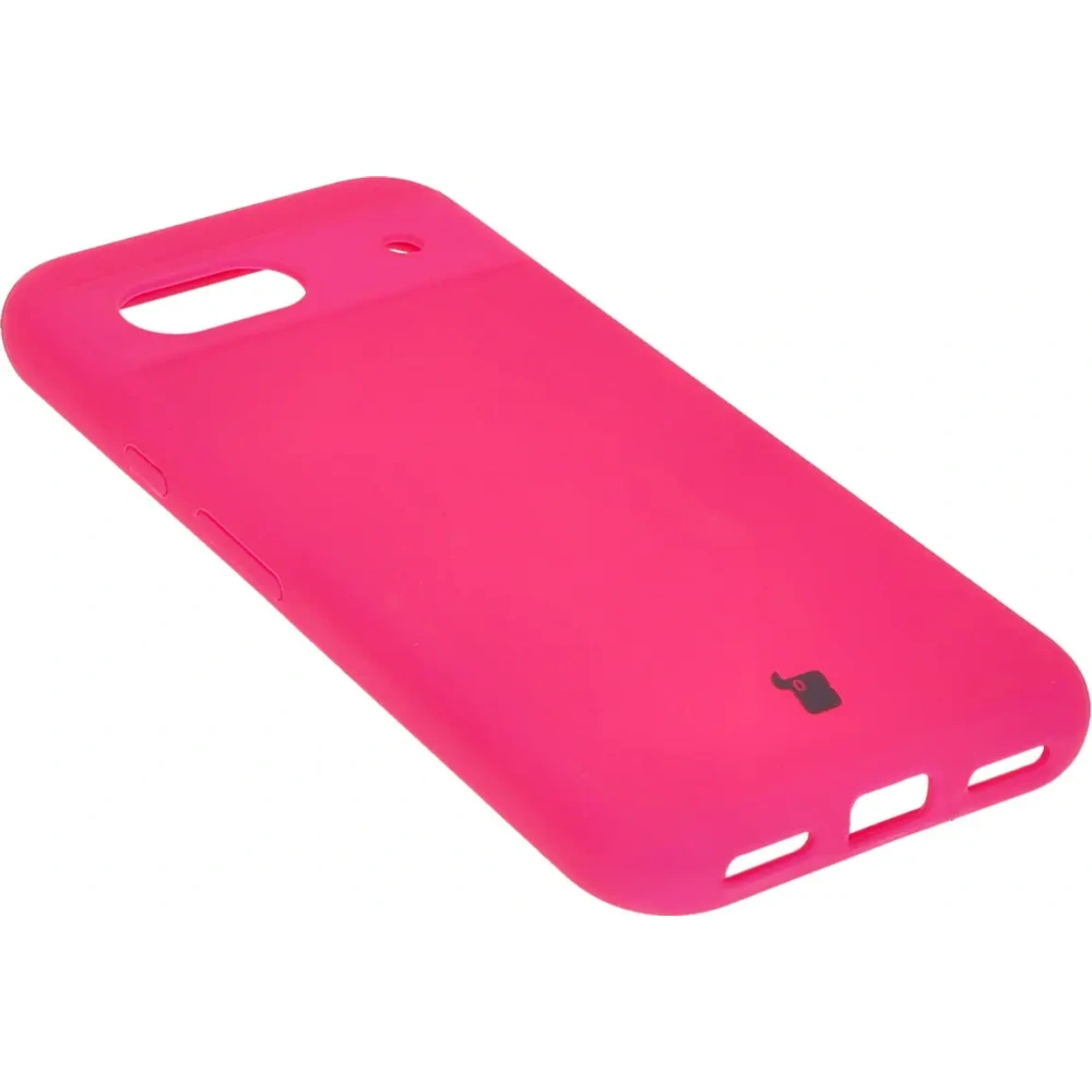 Silikonowe etui Bizon Soft Case do Google Pixel 8a neonowo-różowe